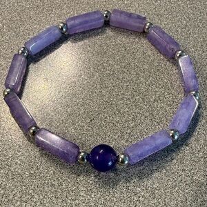 Purple Beaded Bracelet